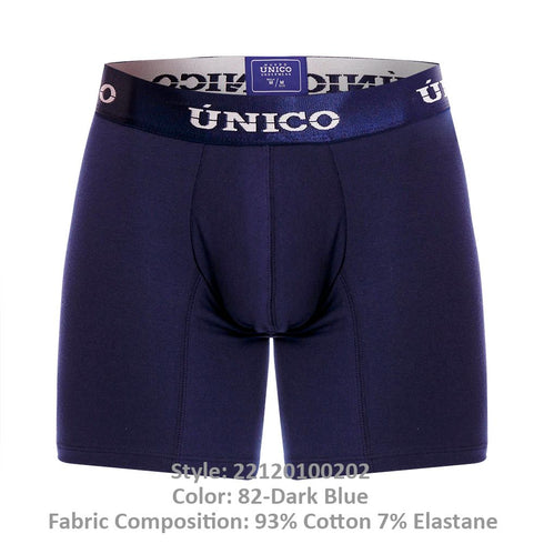 Unico 22120100202 Profundo A22 Boxer Briefs Color 82-Dark Blue
